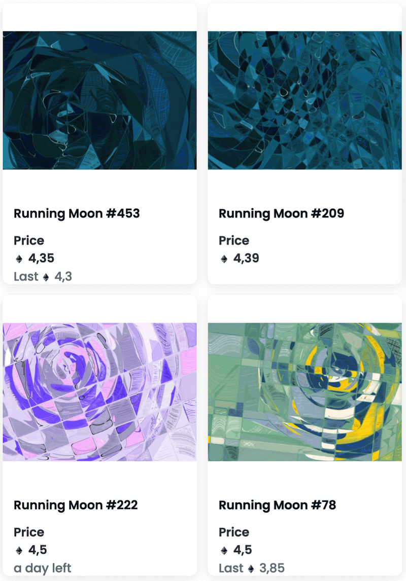 running-moon-nft